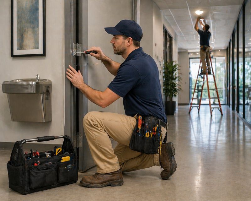 Commercial Window Caulking in Alpharetta, GA