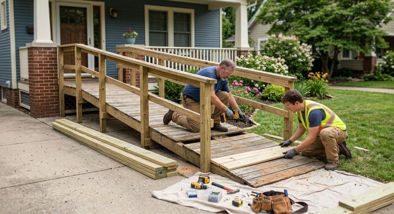Handicap Ramp Repair in Overland Park, KS