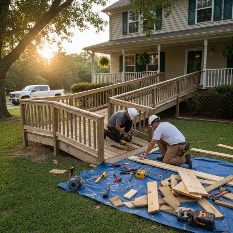 Handicap Ramp Repair in Littleton, CO