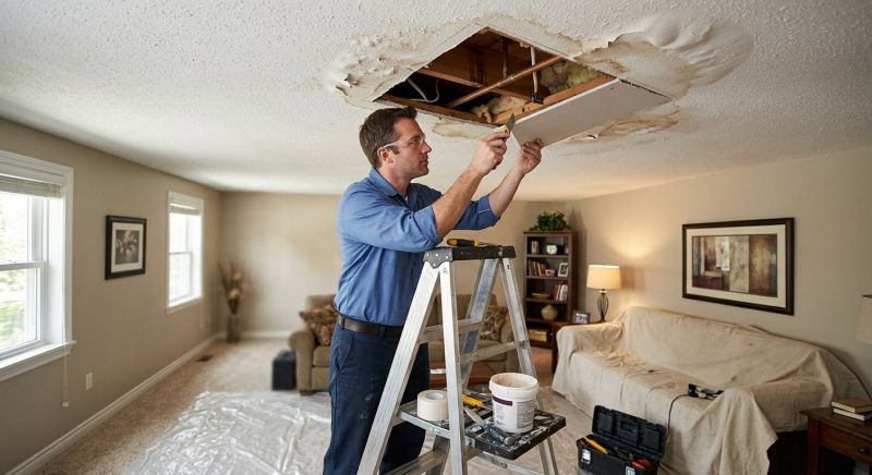 Leaking Ceiling Repair in Houston, TX